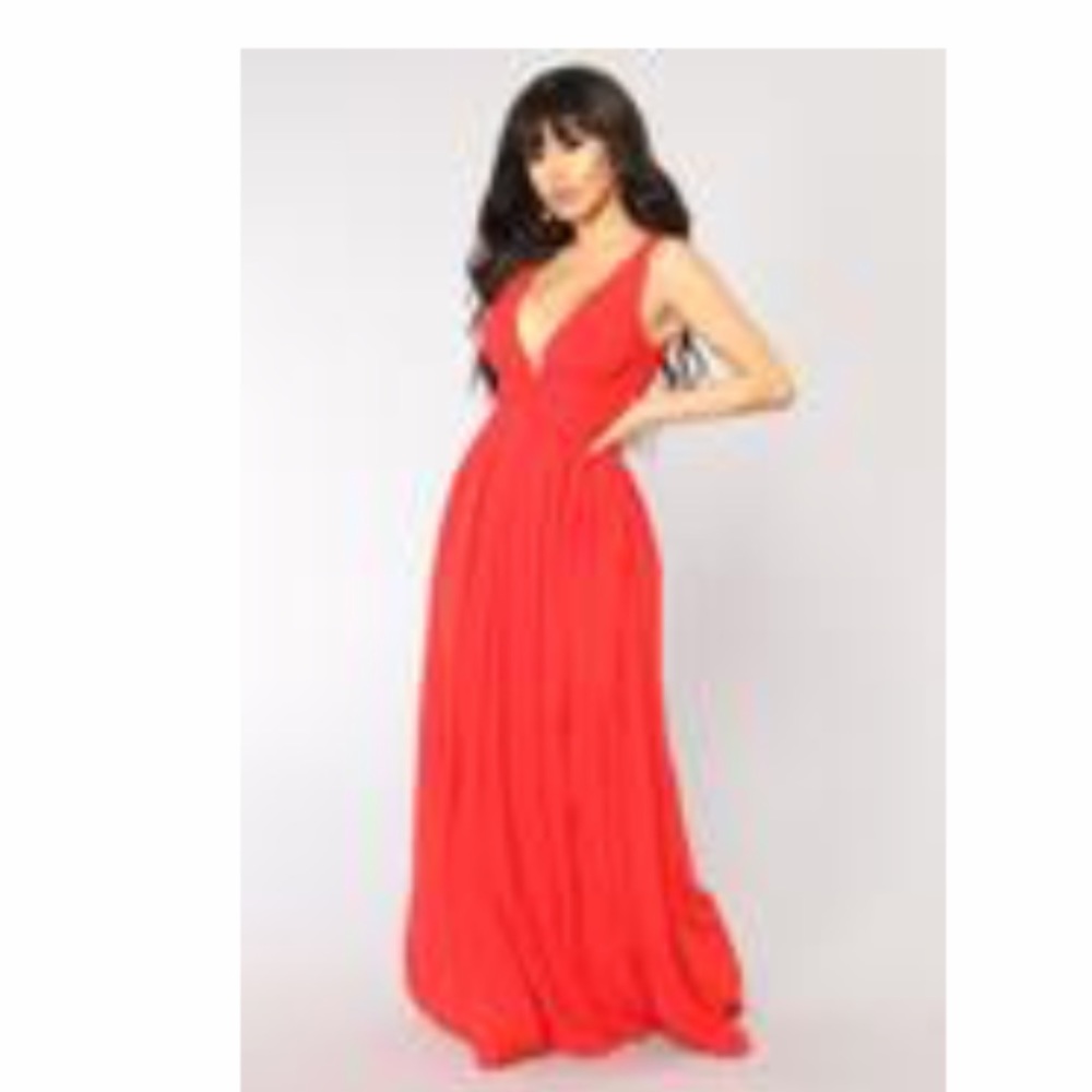 Brand new red formal dress